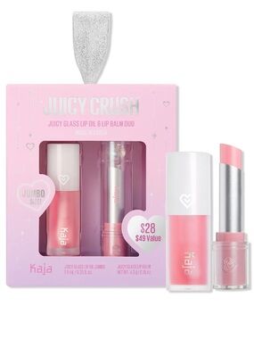 KAJA Juicy Crush JUICY GLASS LIP OIL & LIP BALM DUO 7.5ml/4.3g BRAND NEW/SEALED